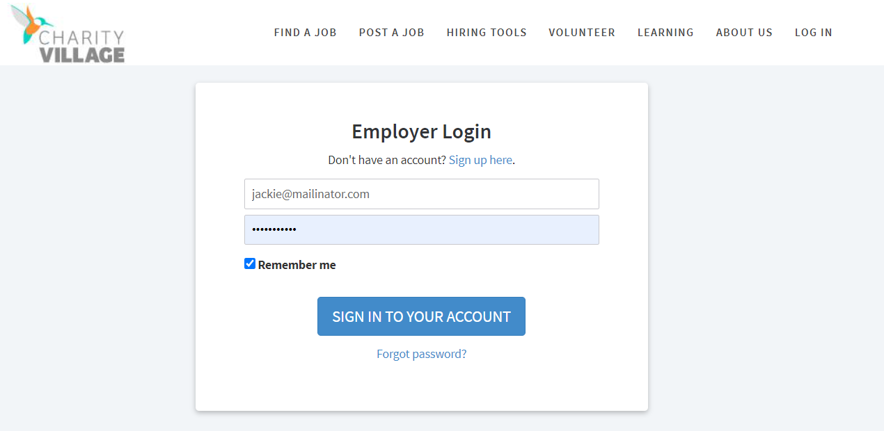 linkedin employer login